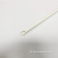 Fibra de silicone de arame elétrico isolado branco